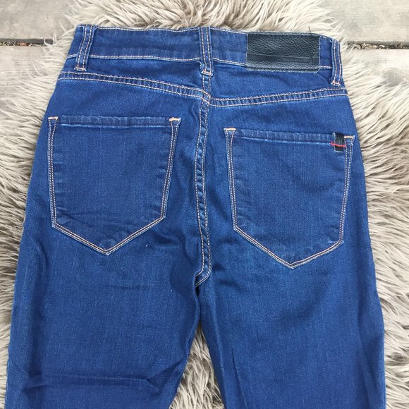 !it ultra skinny blue denim jeans - size W 26 - Picture 9 of 9